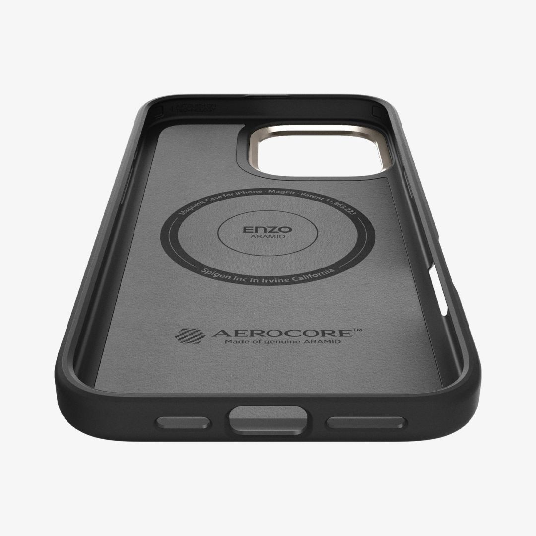 Spigen Enzo Aramid iPhone 16 Pro Black Natural