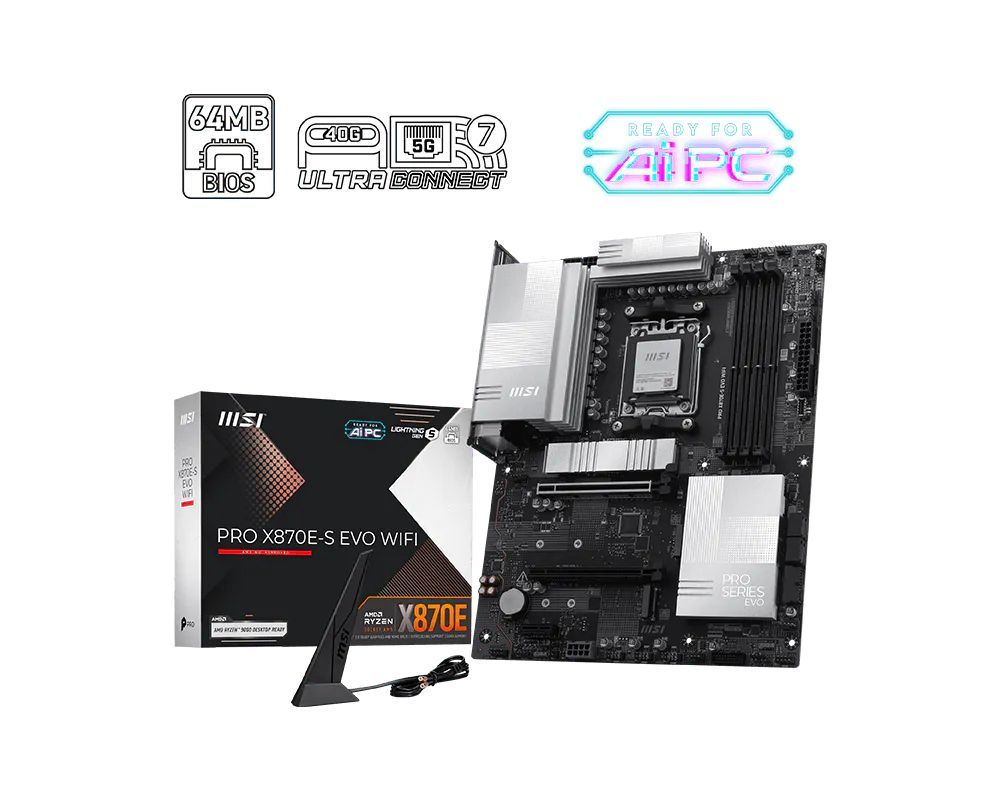 Msi PRO X870E-S EVO WIFI