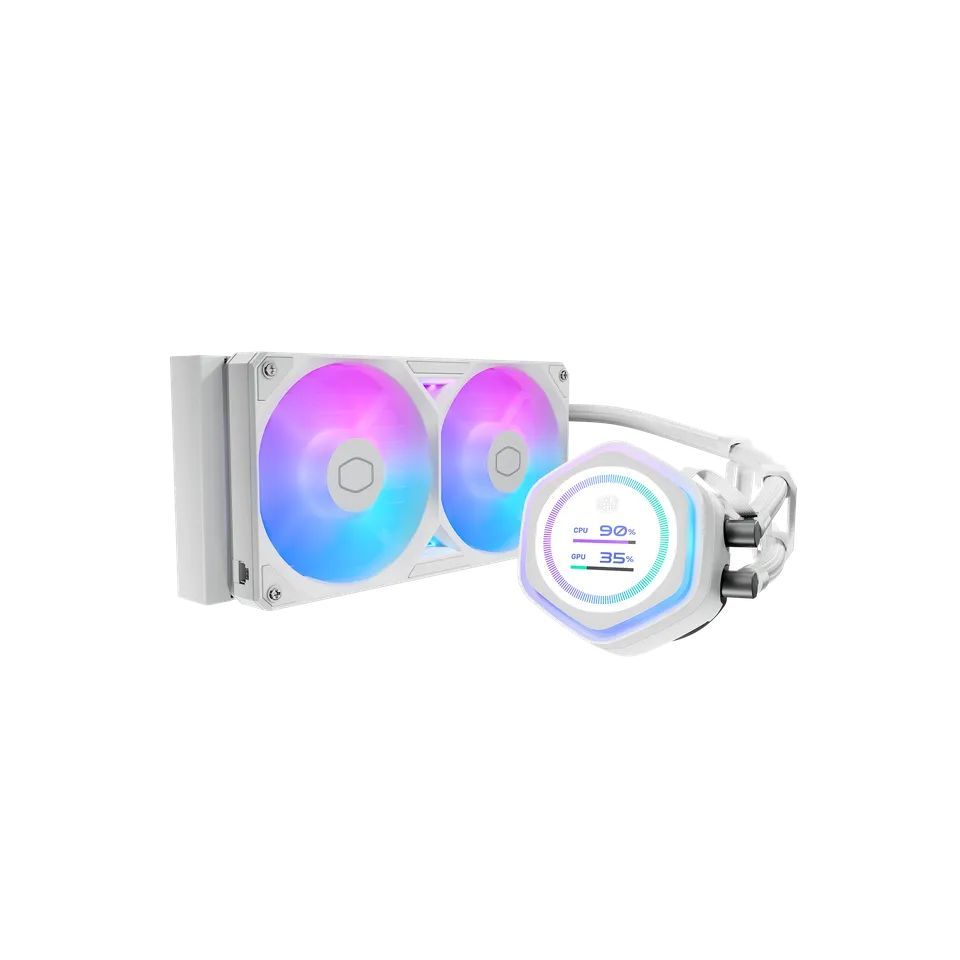Cooler Master MasterLiquid 240 Atmos II LCD ARGB White