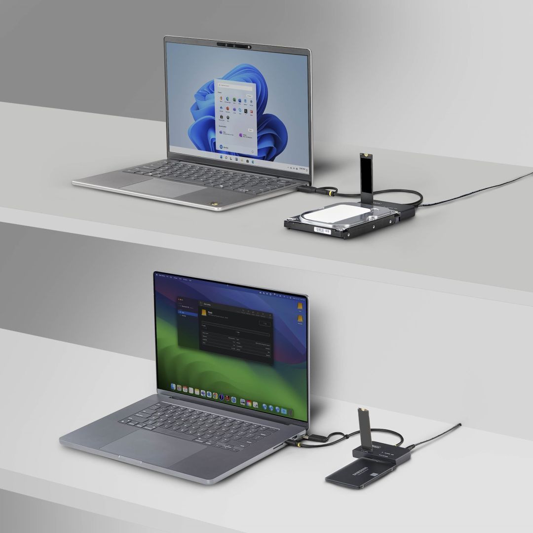 Startech USB-C/USB-A to M.2 NVMe and 2.5in/3.5in SATA Adapter