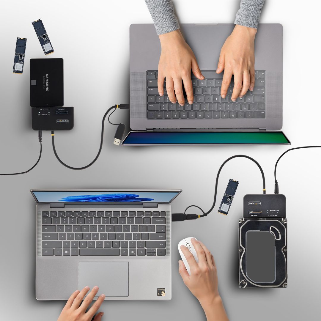 Startech USB-C/USB-A to M.2 NVMe and 2.5in/3.5in SATA Adapter