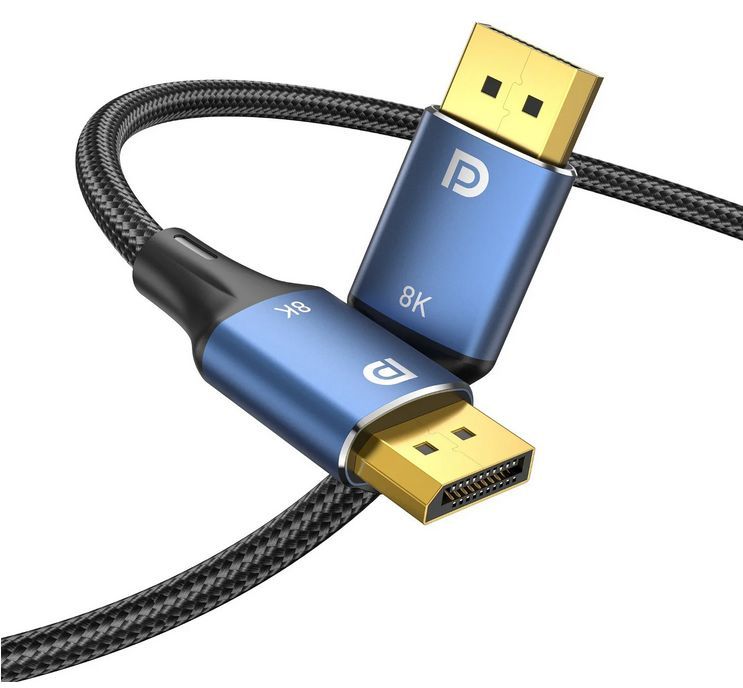 Vention Displayport to Displayport Cable 1,5m Black/Blue Vention Displayport to Displayport Cable 1,5m Black/Blue