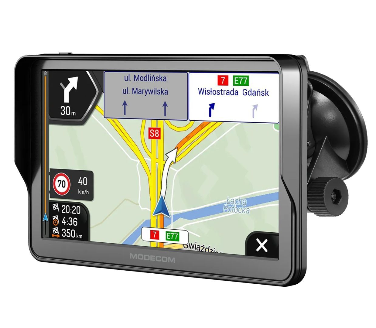 Modecom FreeWAY CX 7.3 7" 16GB iGO Navigation Truck Térképpel (1 éves frissítés)