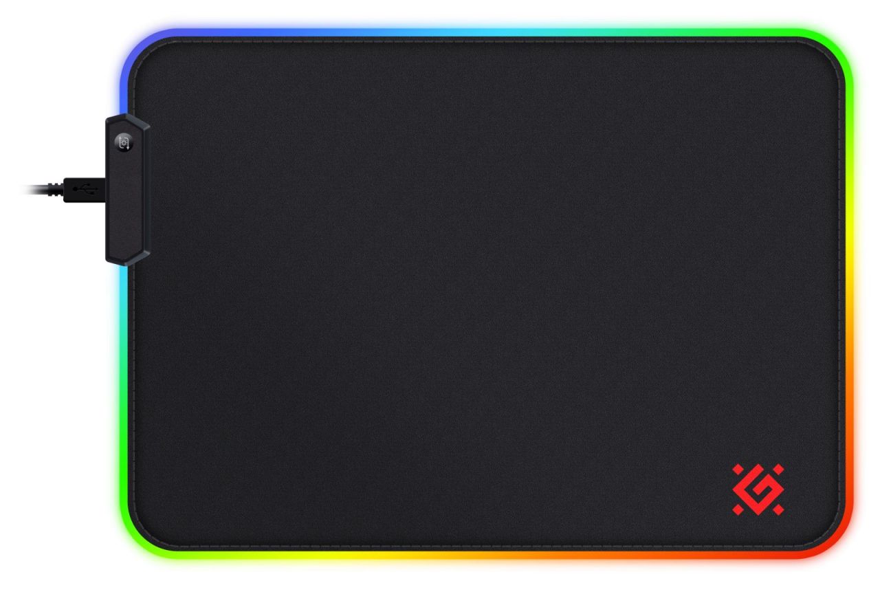 Defender Black L Light Gaming Egérpad Black