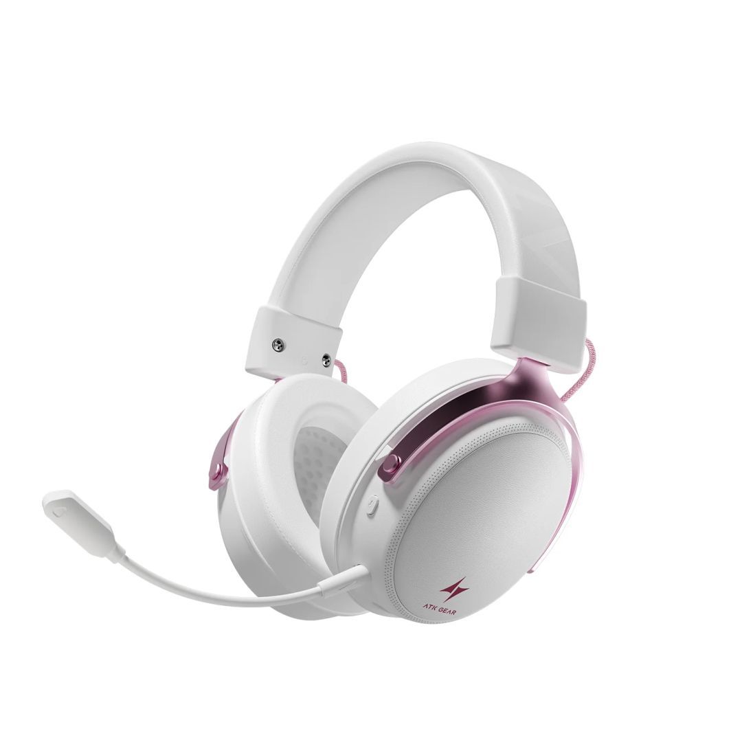 ATK N9 Ultra Wireless Bluetooth Gaming Headset White/Pink ATK N9 Ultra Wireless Bluetooth Gaming Headset White/Pink