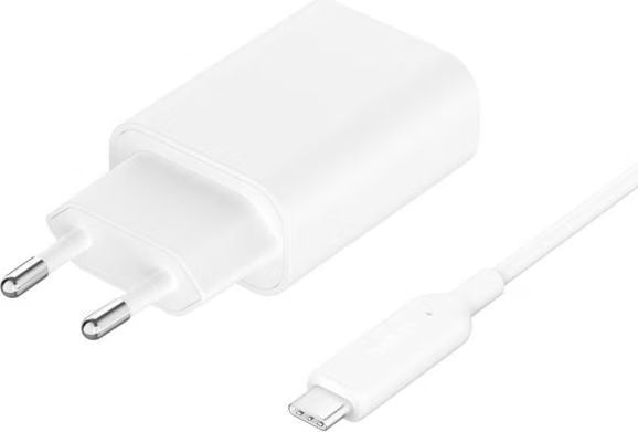 Belkin Magnetic Charger with Qi2 25W + adapter White Belkin Magnetic Charger with Qi2 25W + adapter White