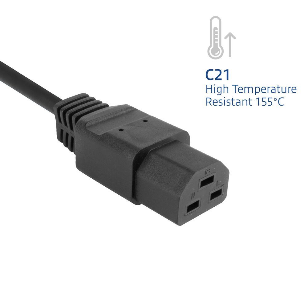 ACT Powercord C20 - C21 3m Black