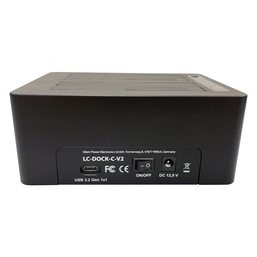 LC Power LC-DOCK-C-V2 HDD Docking Station Black LC Power LC-DOCK-C-V2 HDD Docking Station Black