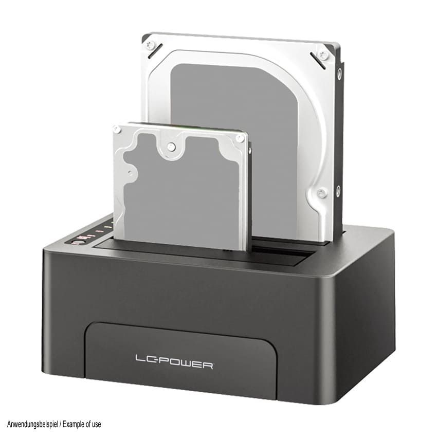 LC Power LC-DOCK-C-V2 HDD Docking Station Black LC Power LC-DOCK-C-V2 HDD Docking Station Black