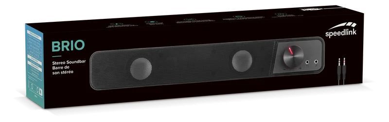 Speedlink BRIO Stereo Soundbar Black