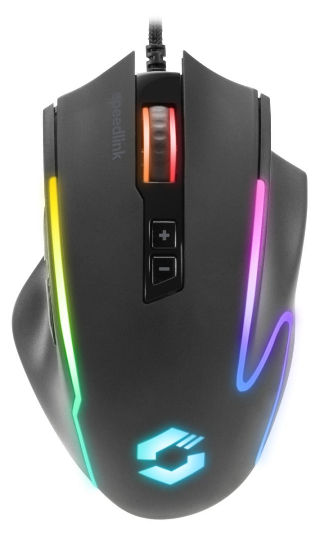 Speedlink DECUS NX RGB Gaming Mouse Rubber-Black