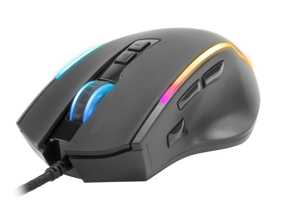 Speedlink DECUS NX RGB Gaming Mouse Rubber-Black