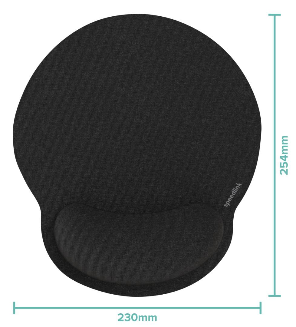 Speedlink Vellu Memory Foam Egérpad Black
