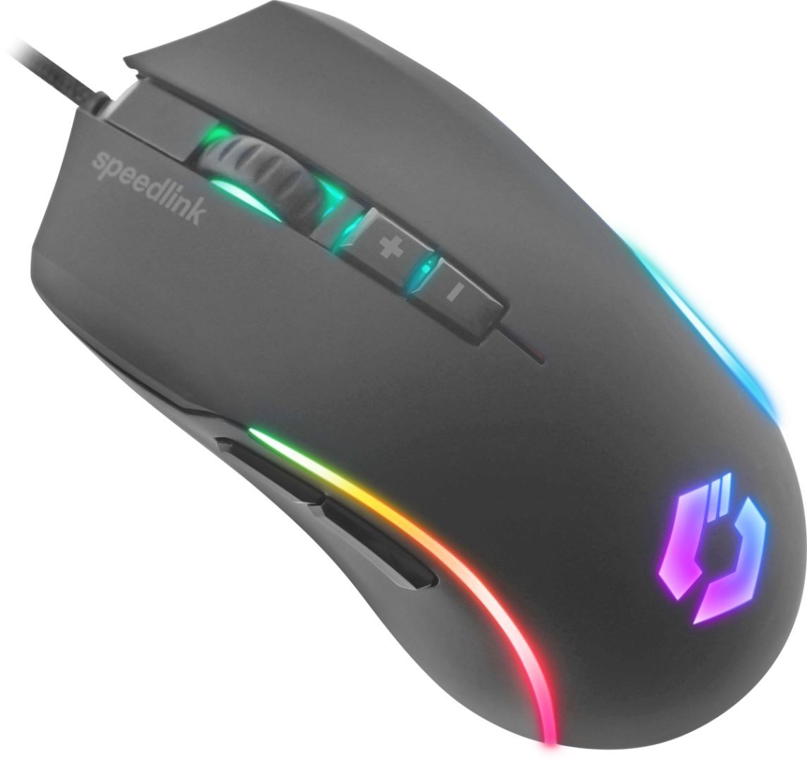 Speedlink ZAVOS RGB Gaming Mouse Rubber-Black