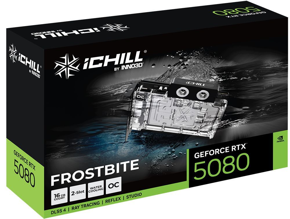 Inno3D GeForce RTX5080 16GB GDDR7 iChill Frostbite