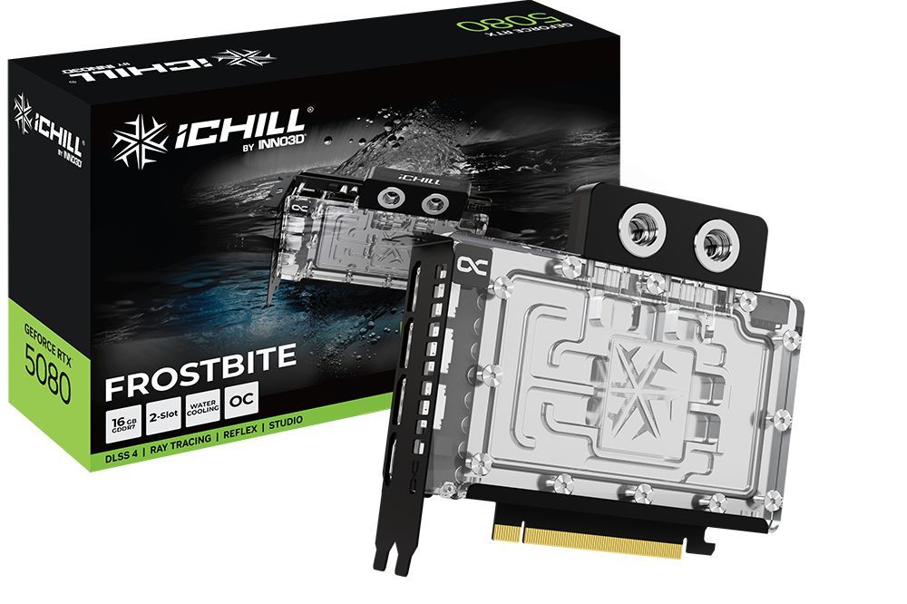 Inno3D GeForce RTX5080 16GB GDDR7 iChill Frostbite