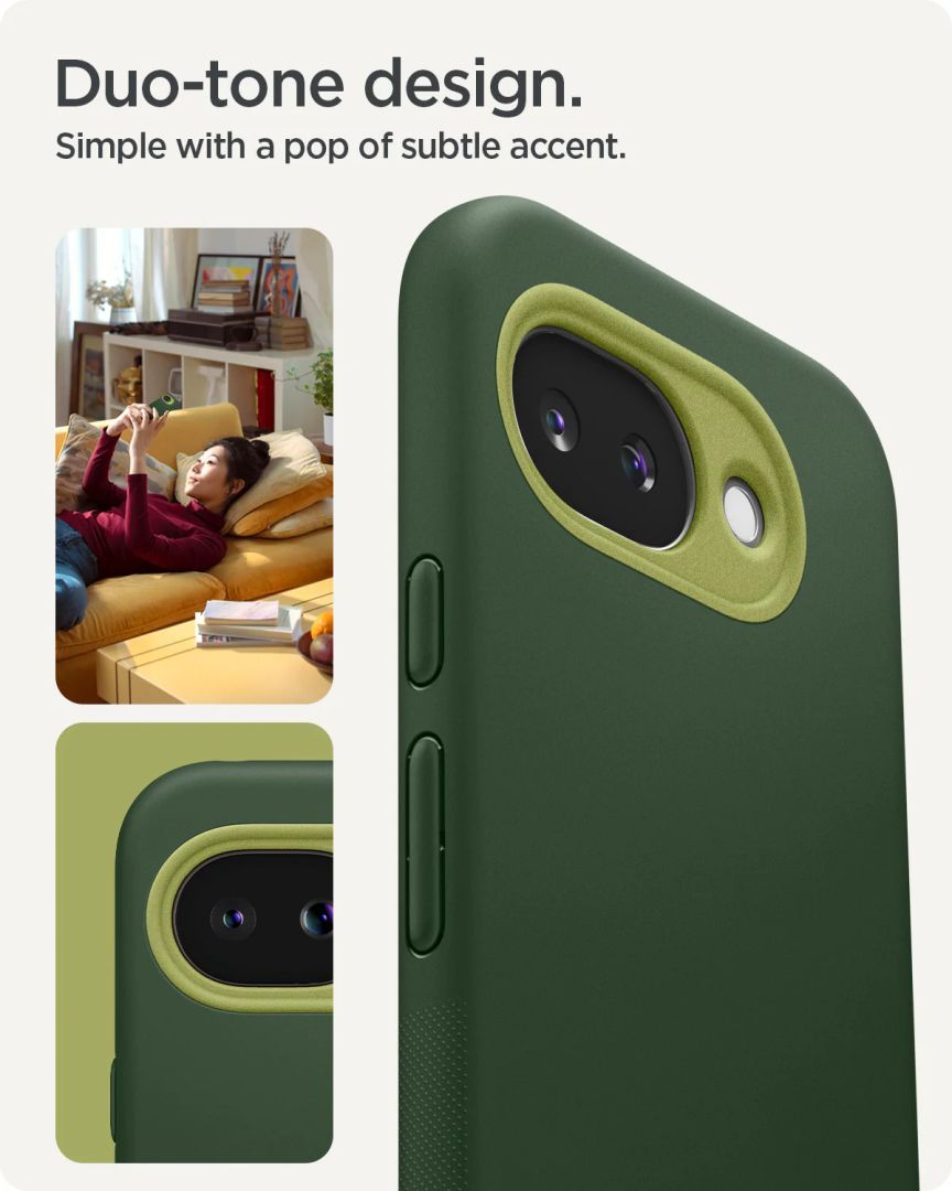 Spigen Nano Pop MagSafe case for Google Pixel 10a Avo Green