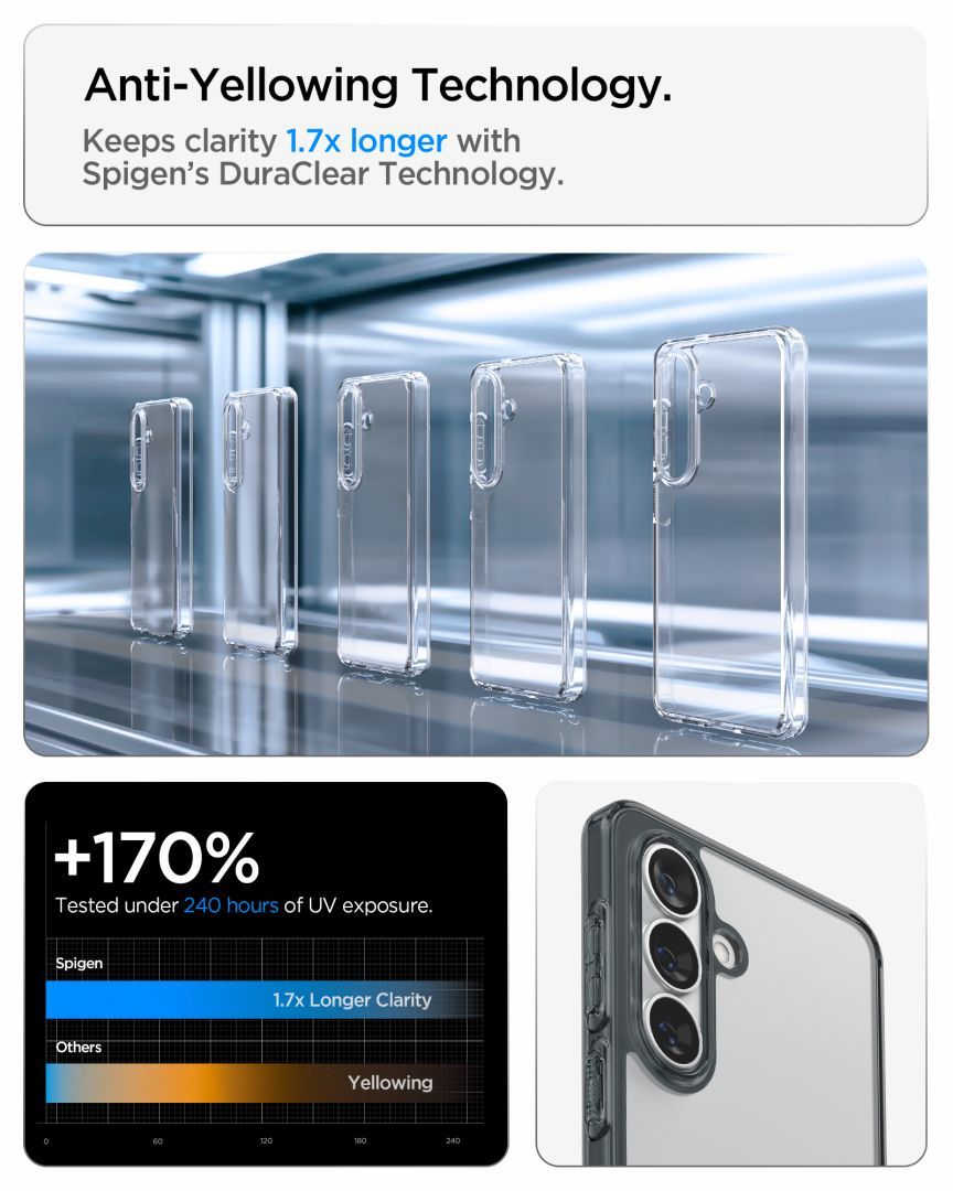 Spigen Ultra Hybrid case for Samsung Galaxy S26 Space Crystal