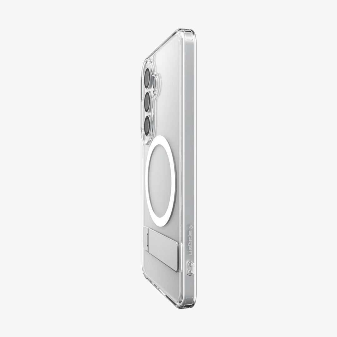 Spigen Ultra Hybrid S MagSafe case for Samsung Galaxy S26 Clear White