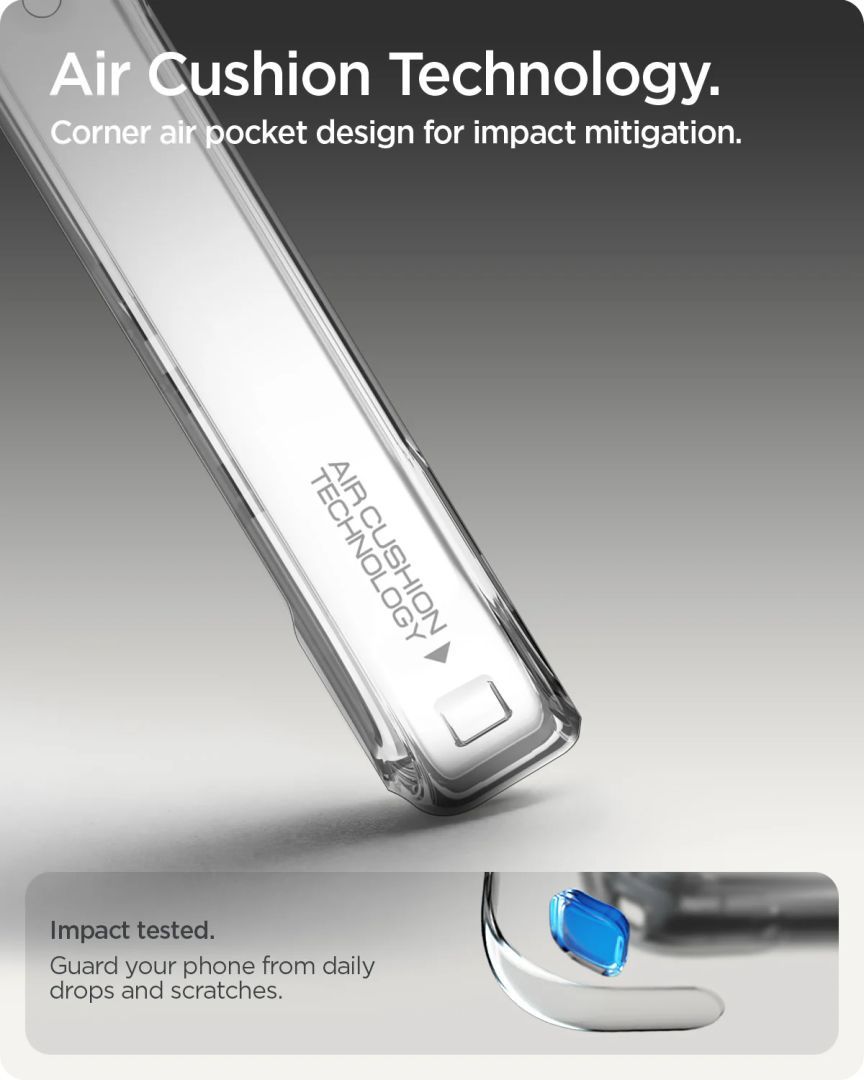 Spigen Ultra Hybrid MagSafe case for Google Pixel 10a Clear Graphite