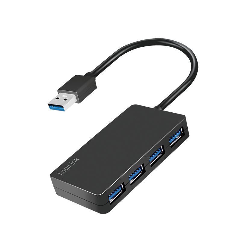 Logilink USB 3.2 Gen1 4-port hub Black Logilink USB 3.2 Gen1 4-port hub Black