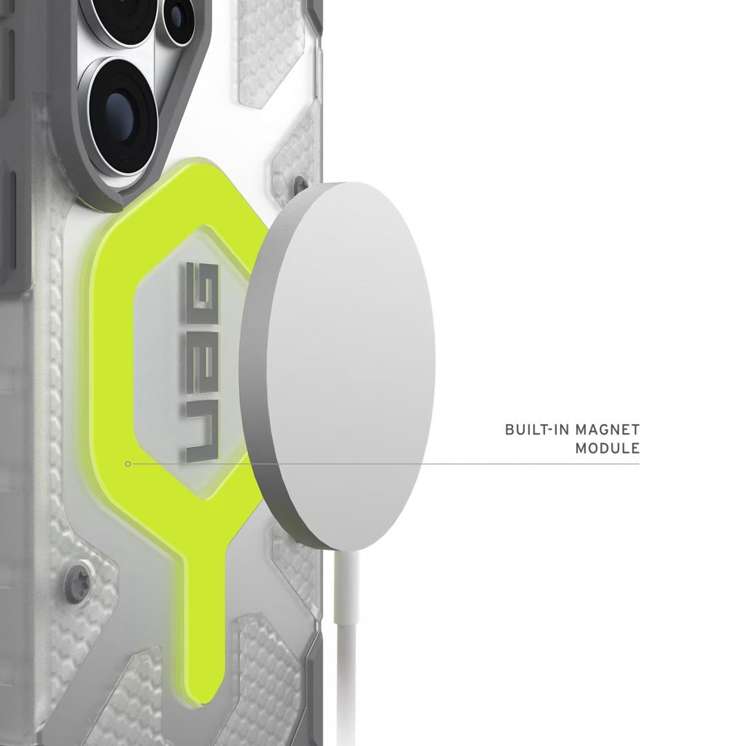 UAG Pathfinder Clear case for Samsung Galaxy S26 Ultra Active Neon Lanyard