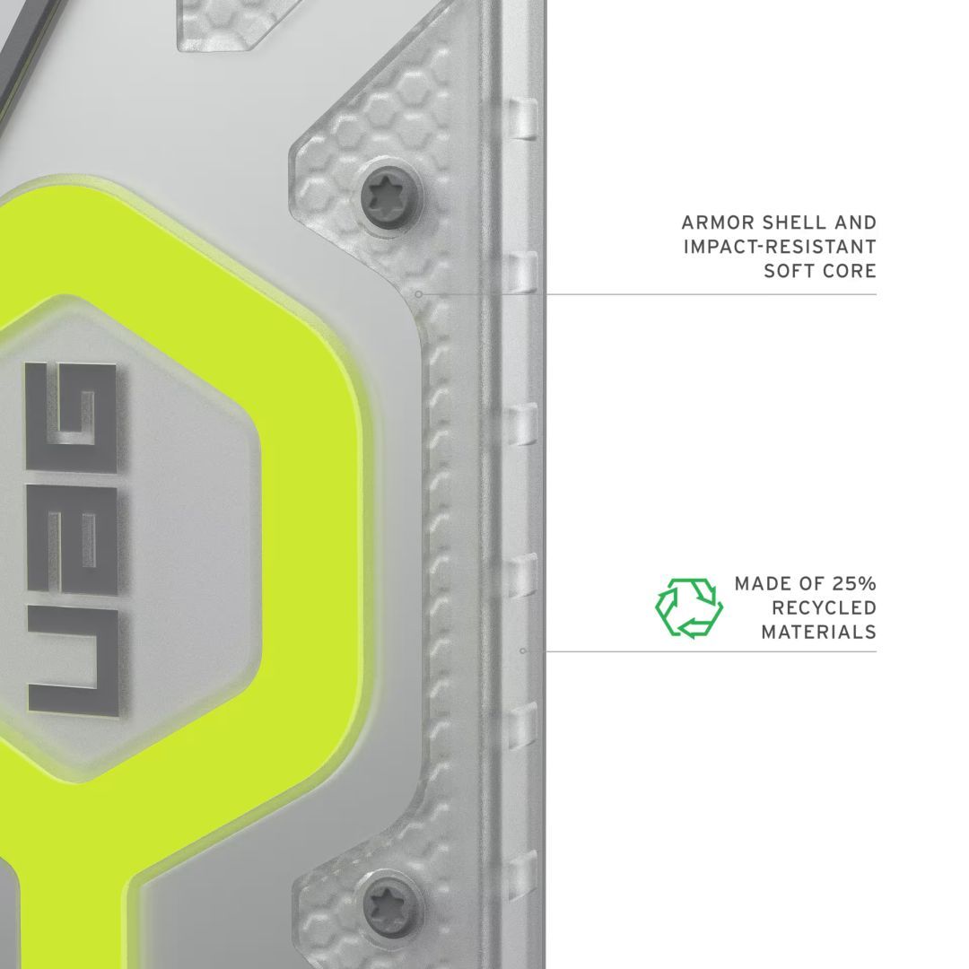 UAG Pathfinder Clear case for Samsung Galaxy S26 Ultra Active Neon Lanyard