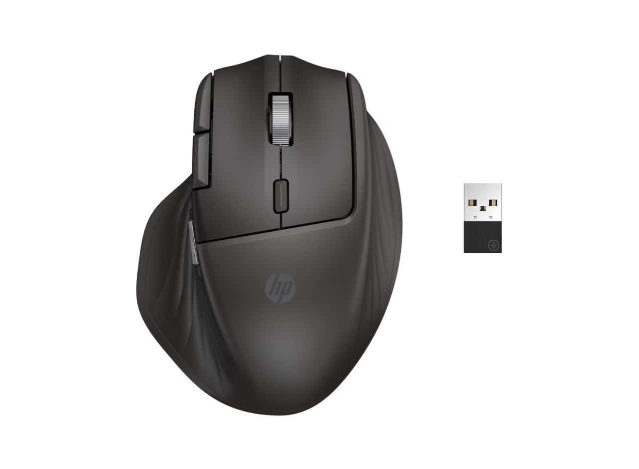HP 780 Ultra Fast Dual Scroll Ergonomic Wireless Bluetooth Mouse Black