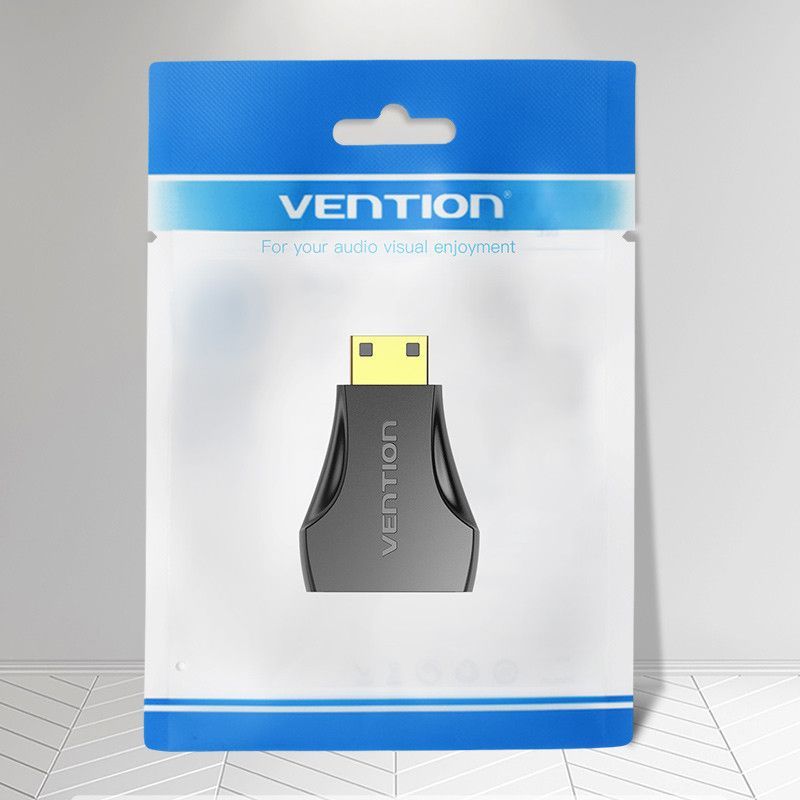 Vention Mini HDMI to HDMI Adapter Black Vention Mini HDMI to HDMI Adapter Black