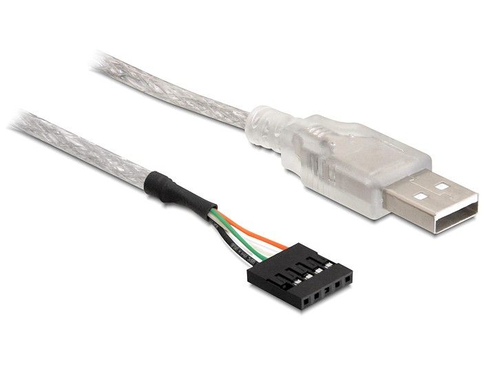 DeLock Cable USB 2.0-A male to pin header