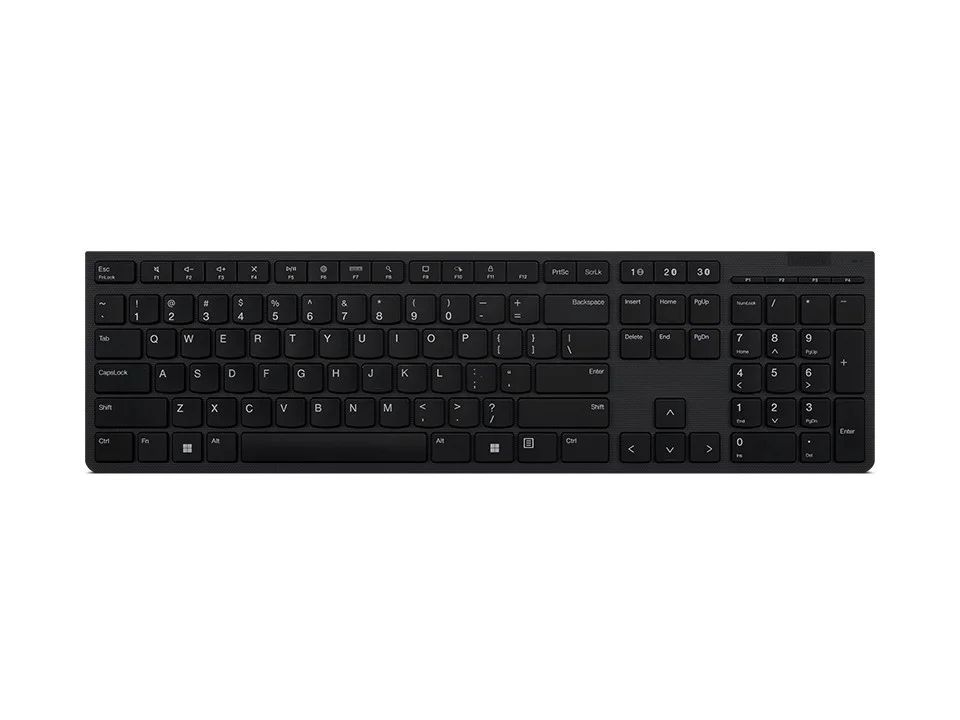 Lenovo Professional Wireless Bluetooth Rechargeable Keyboard Black HU Lenovo Professional Wireless Bluetooth Rechargeable Keyboard Black HU