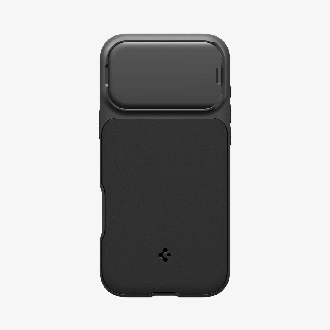 Spigen Optik Armor MagSafe case for iPhone 17 Pro Black
