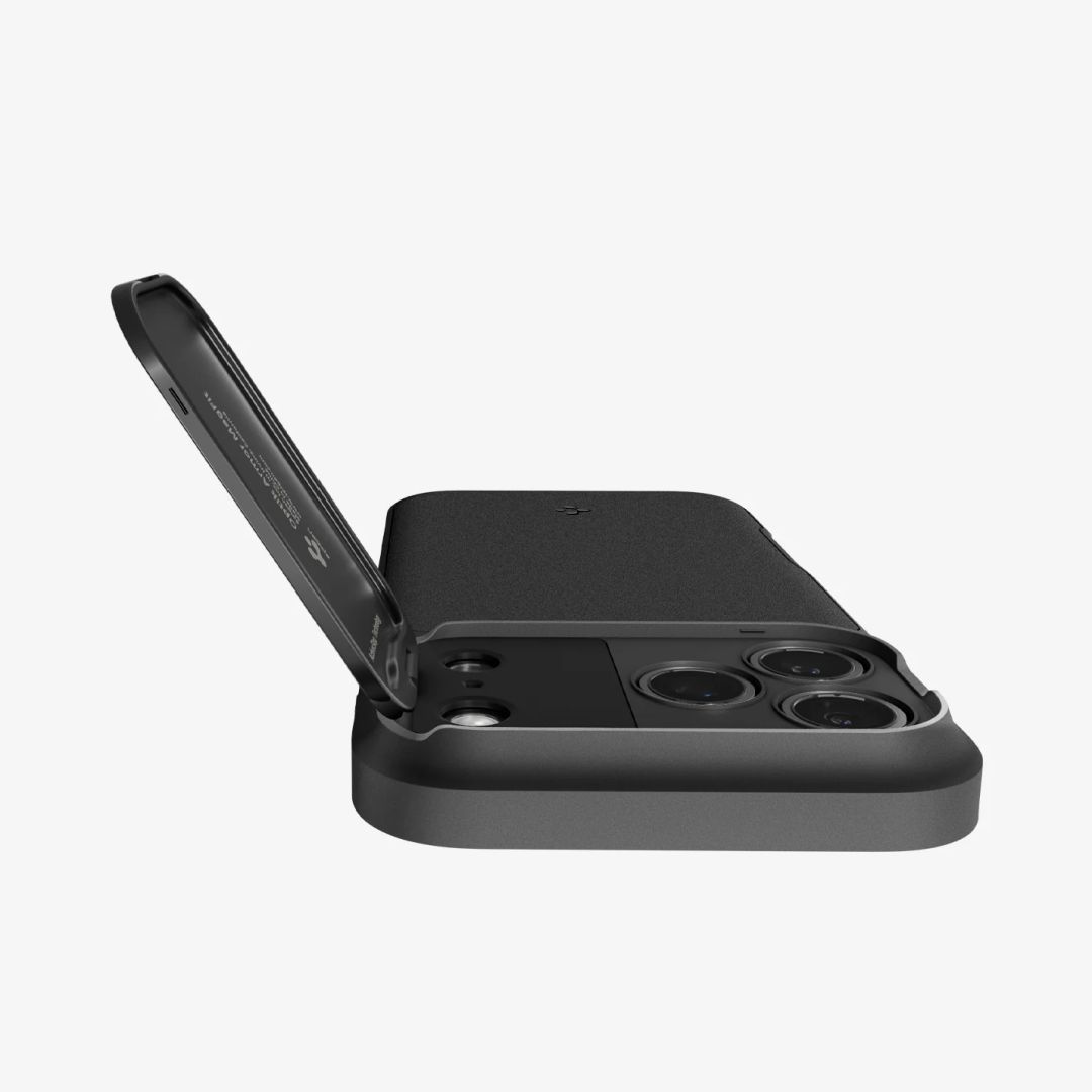 Spigen Optik Armor MagSafe case for iPhone 17 Pro Black