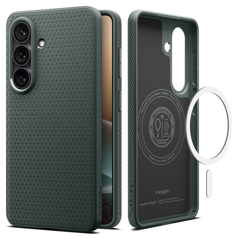 Spigen Liquid Air MagSafe case for Samsung Galaxy S26+ Abyss Green