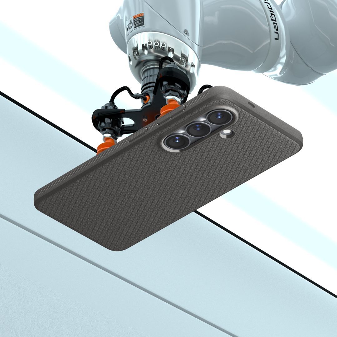 Spigen Liquid Air MagSafe case for Samsung Galaxy S26 Marble Grey