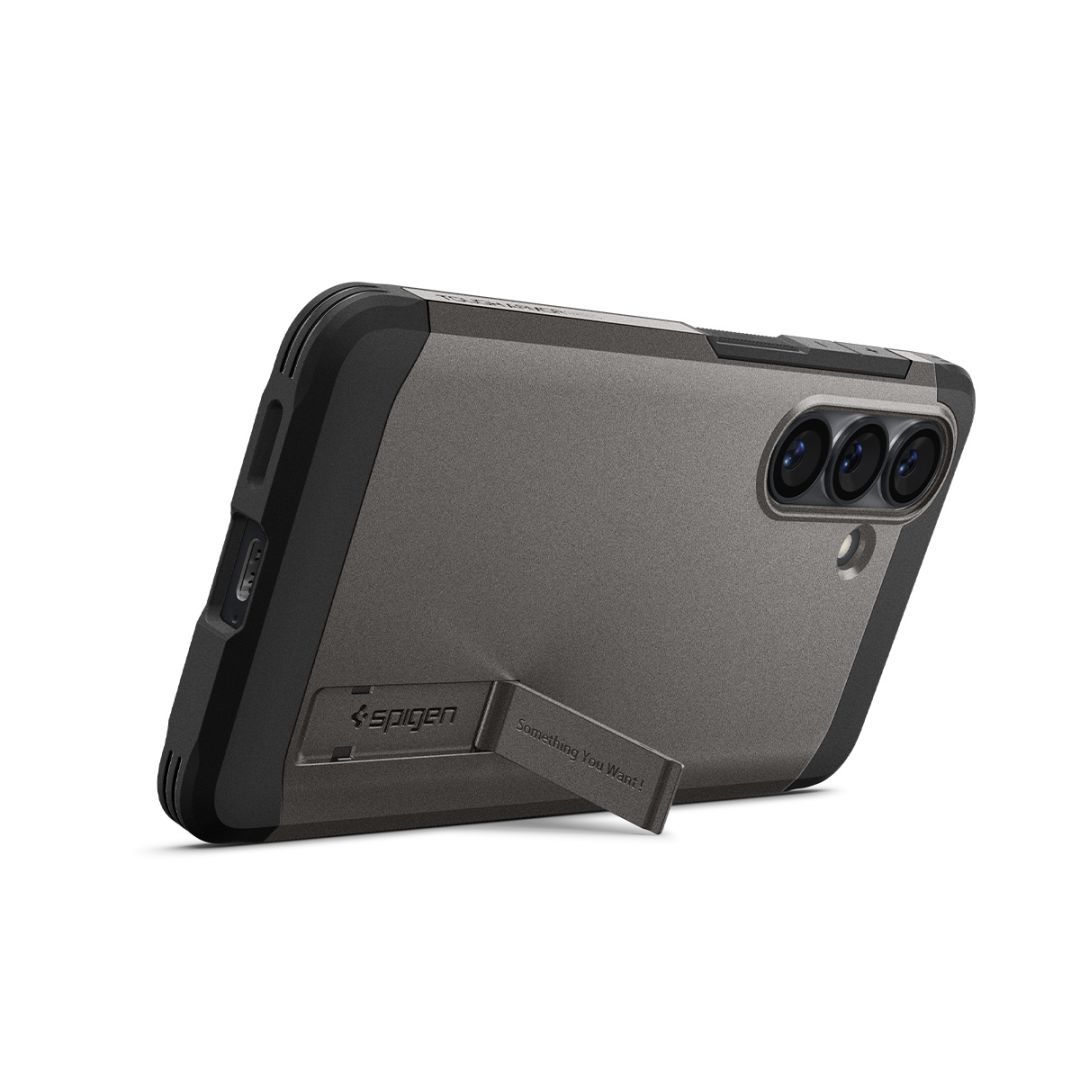 Spigen Tough Armor MagSafe case for Samsung Galaxy S26+ Gunmetal