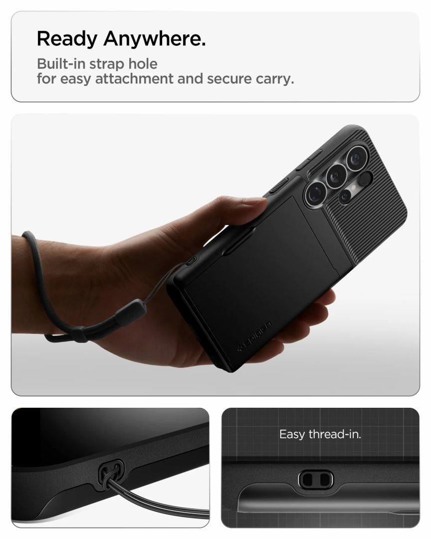 Spigen Slim Armor CS case for Samsung Galaxy S26 Ultra Black