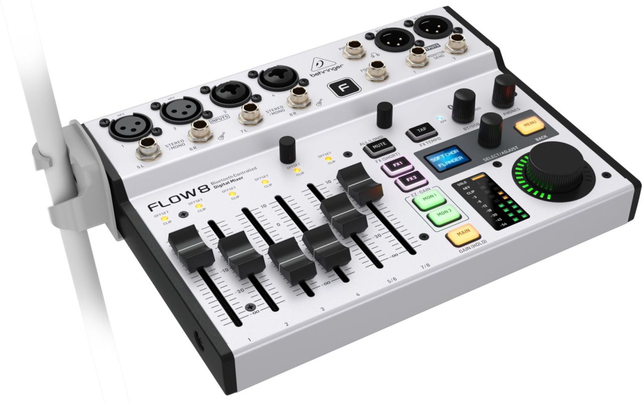 Behringer FLOW 8 Keverőpult Silver Behringer FLOW 8 Keverőpult Silver
