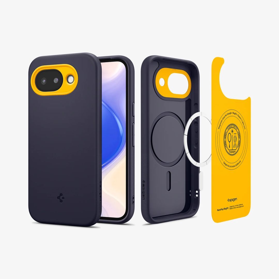 Spigen Nano Pop MagSafe case for Google Pixel 10a Blueberry Navy