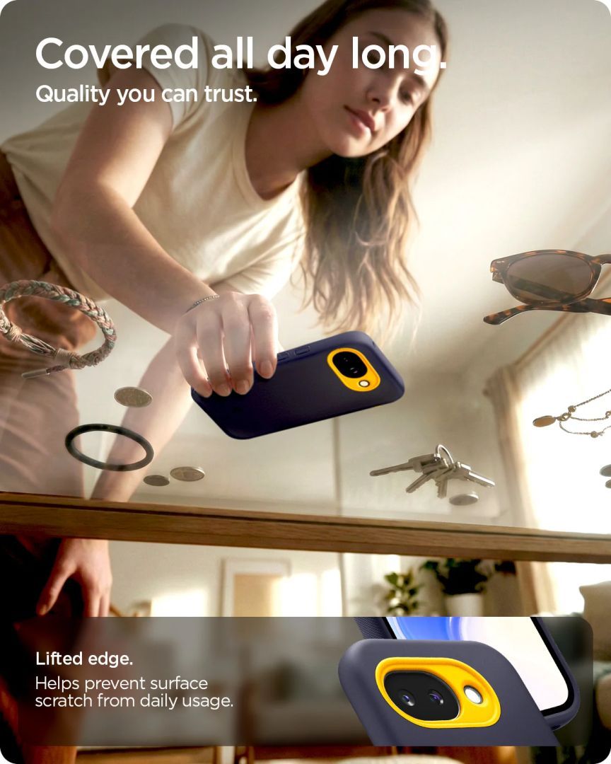 Spigen Nano Pop MagSafe case for Google Pixel 10a Blueberry Navy