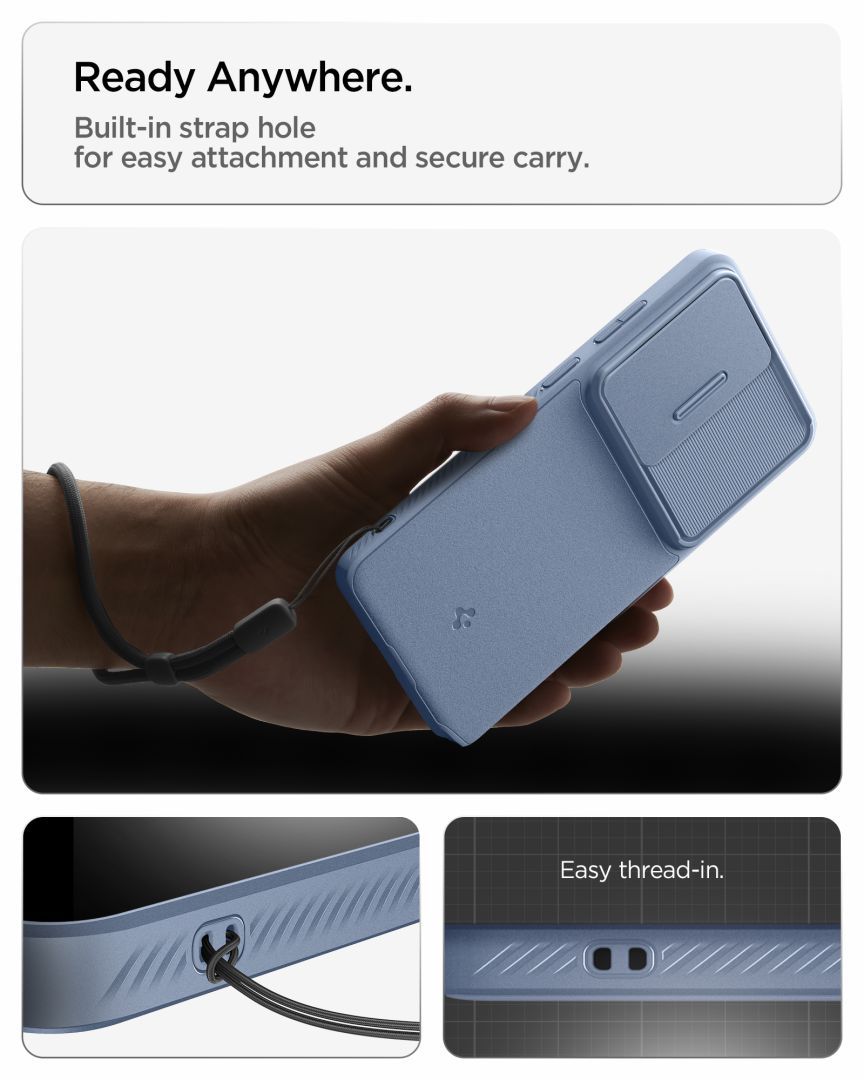 Spigen Optik Armor for Samsung Galaxy S26 Ultra Light Blue