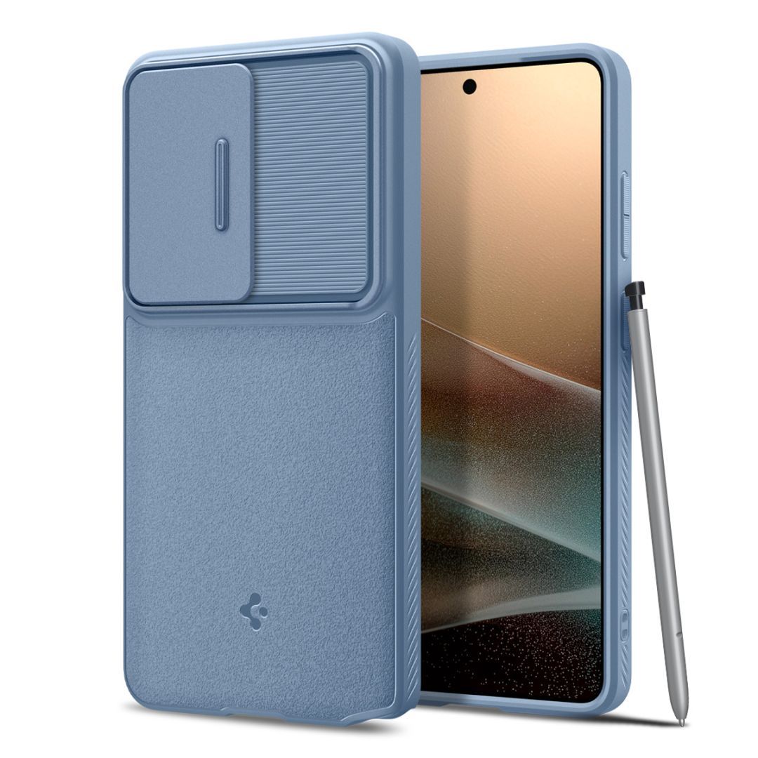 Spigen Optik Armor for Samsung Galaxy S26 Ultra Light Blue