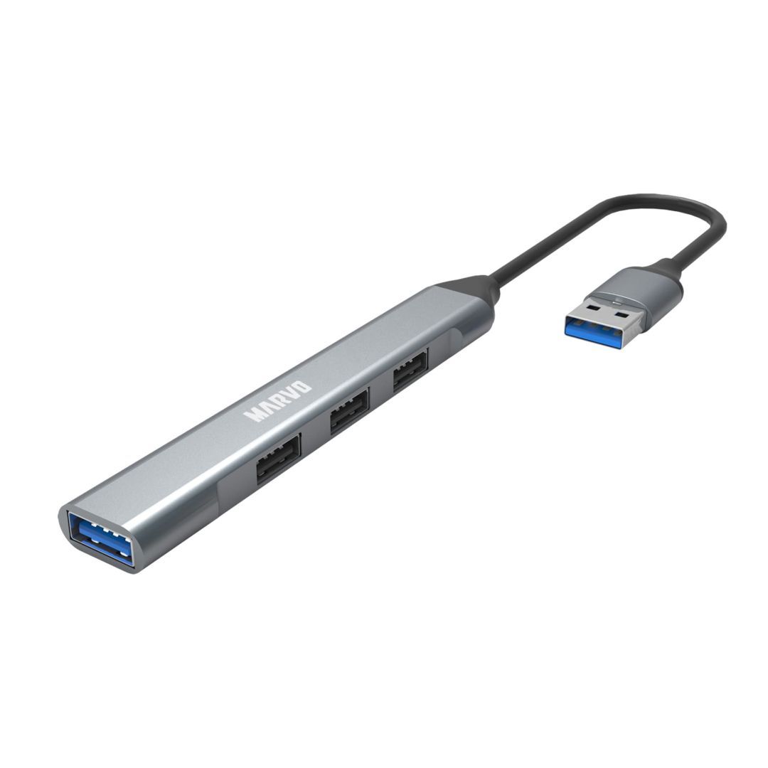 Marvo 5-portos USB3.0 HUB Grey