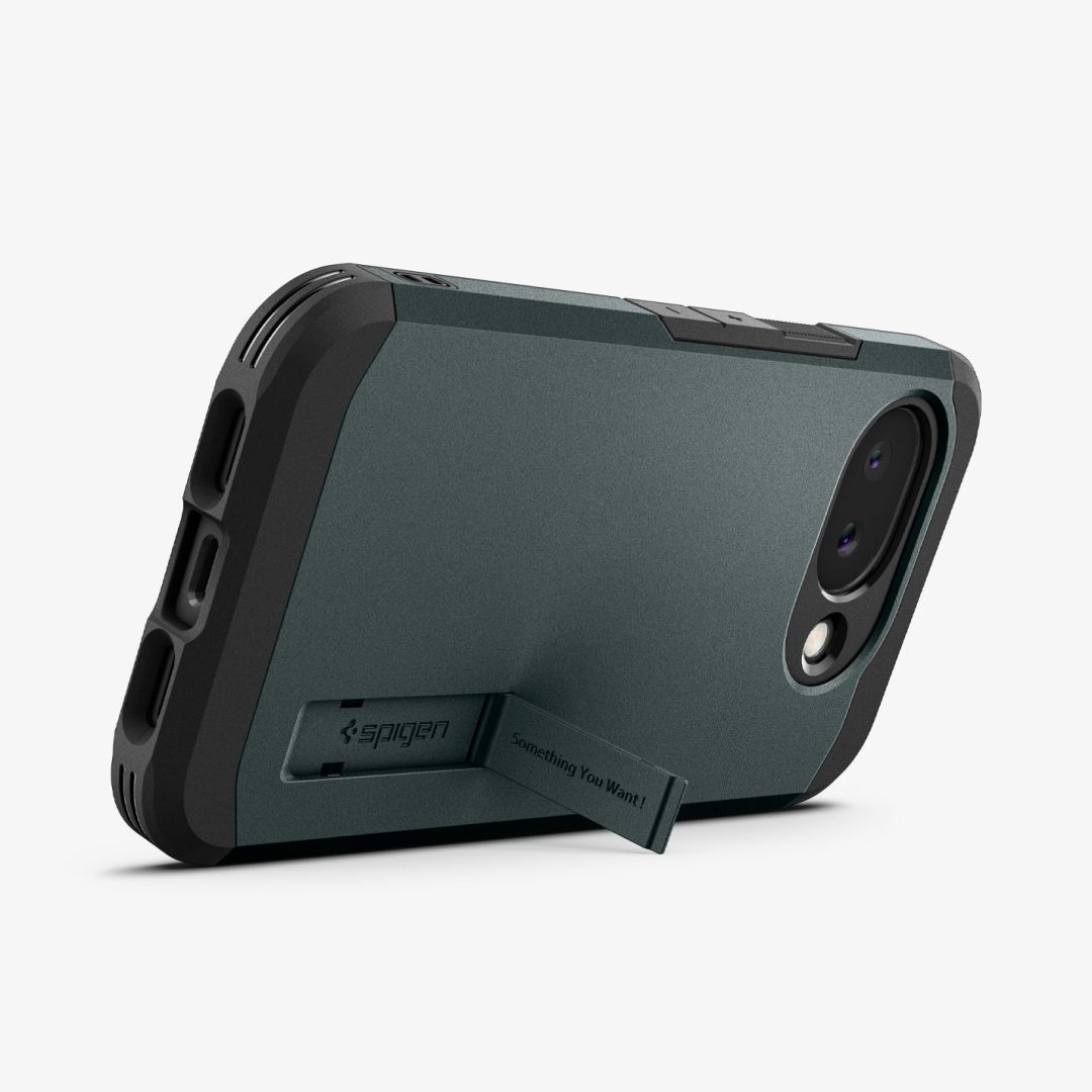 Spigen Tough Armor MagSafe case for Google Pixel 10a Abyss Green