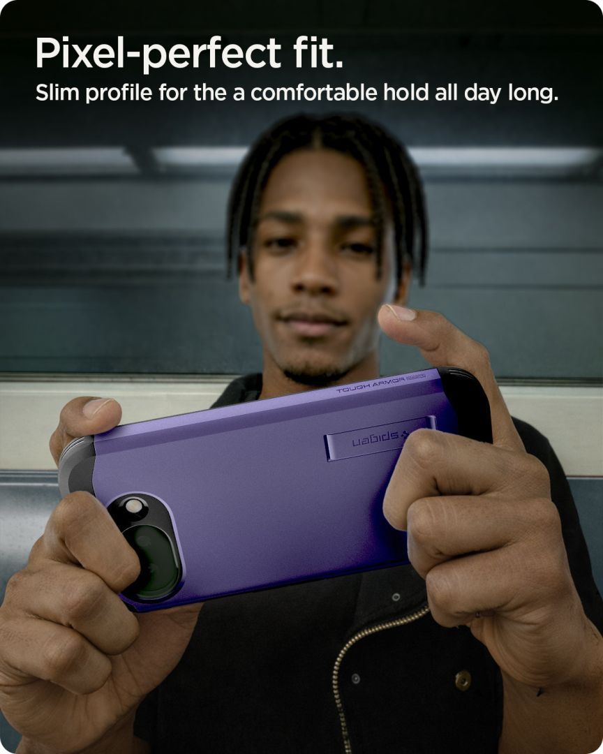 Spigen Tough Armor MagSafe case for Google Pixel 10a Ash Violet