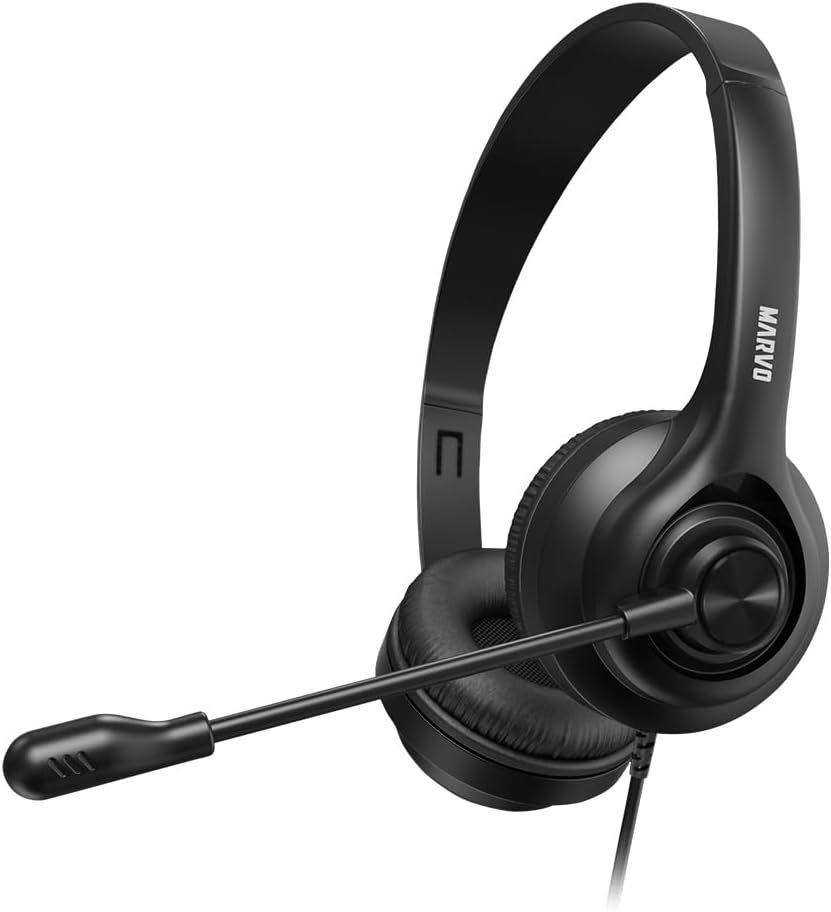 Marvo HP1001 Headset Black Marvo HP1001 Headset Black