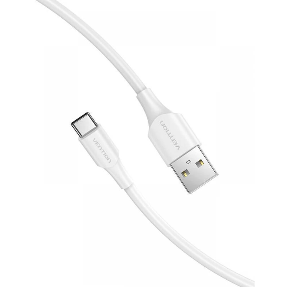 Vention USB-A 2.0/M to USB-C/M cable 1m White