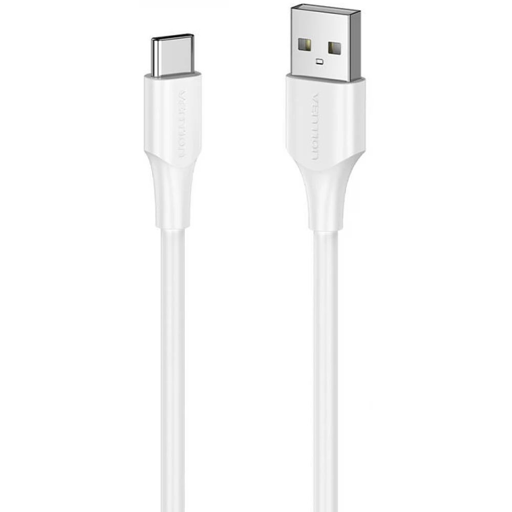 Vention USB-A 2.0/M to USB-C/M cable 2m White