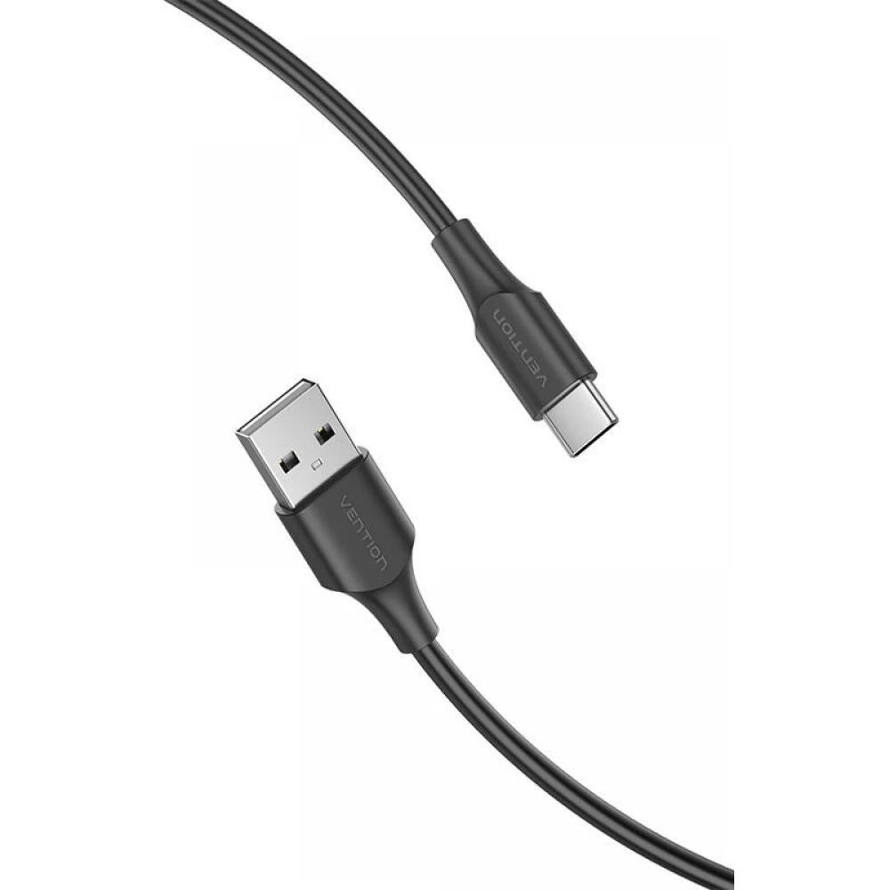 Vention USB-A 2.0/M to USB-C/M cable 2m Black