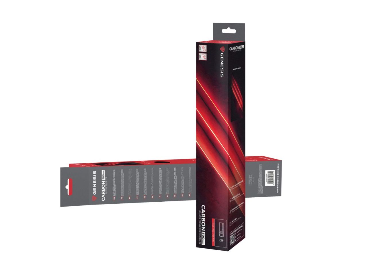 Genesis Carbon 500 Maxi Flash G2 Egérpad Black/Red Genesis Carbon 500 Maxi Flash G2 Egérpad Black/Red